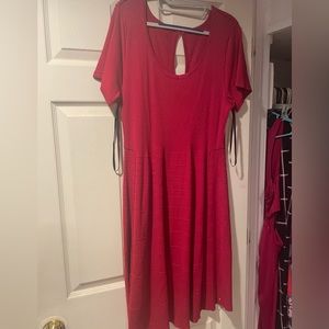 Red sweater dress from torrid. Size 2